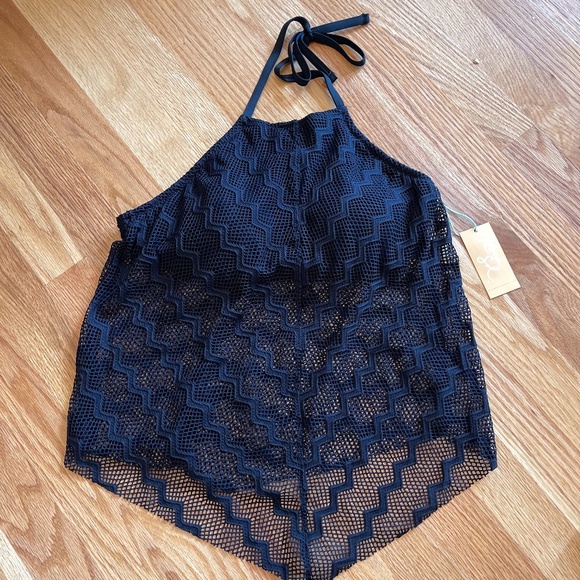 Kona‎ Sol Halter Tankini Swim Top Sz M NWT - Picture 1 of 8